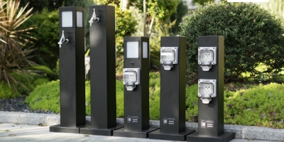 不銹鋼水電一體樁：庭院改造升級優選