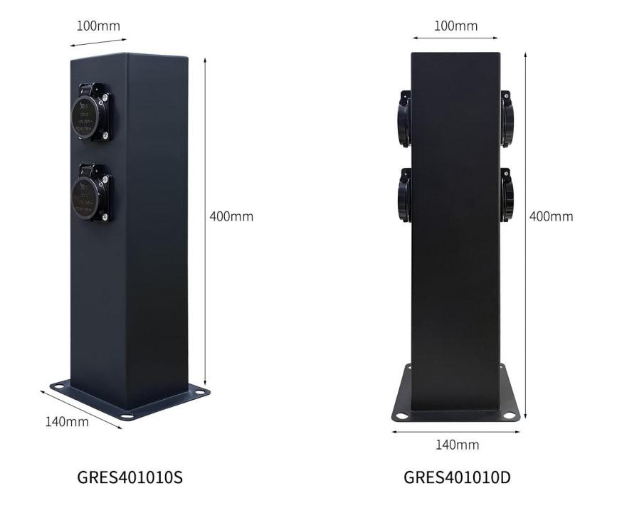 庭院防雨插座柱